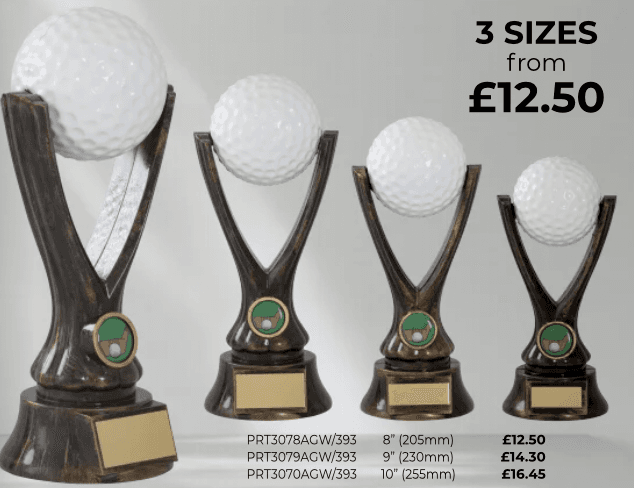 Golf Ball Column Trophy