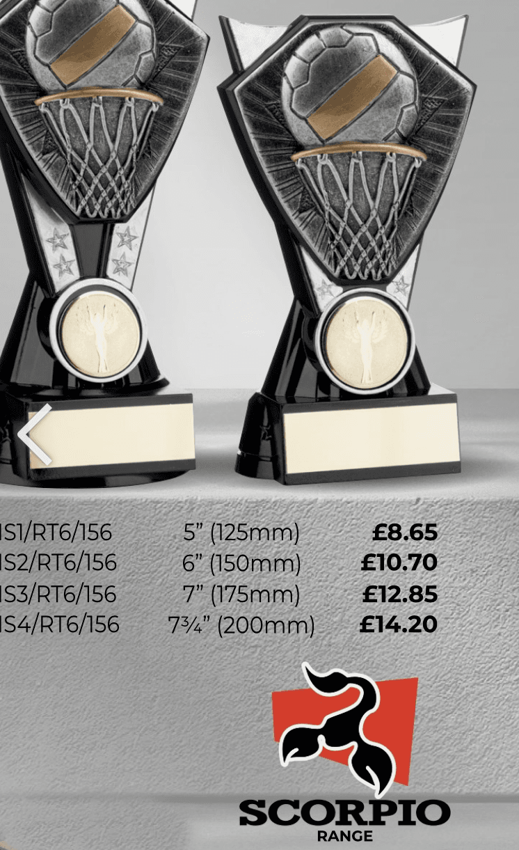 Scorpio Basketball Trophy