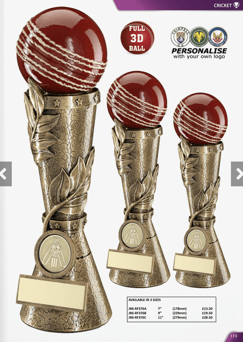 3D Cricket Ball Tower